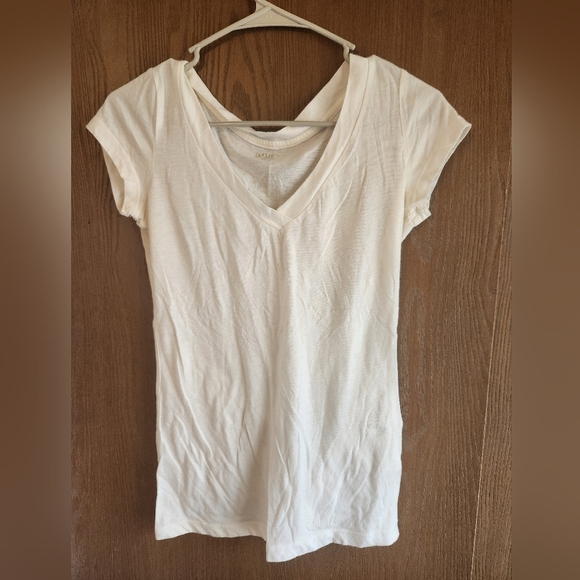 a.n.a White Fitted Short Sleeve Tee - Picture 1 of 3